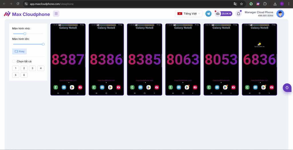 Cloud Phone miễn phí